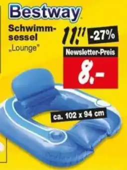 Repo Markt Bestway Schwimm-sessel "Lounge" Angebot