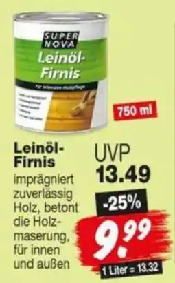 Repo Markt SUPER NOVA Leinöl-Firnis Angebot