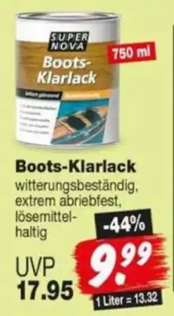 Repo Markt SUPER NOVA Boots-Klarlack Angebot