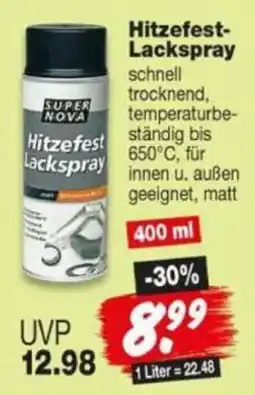 Repo Markt SUPER NOVA Hitze fest Lackspray Angebot