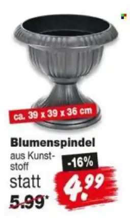 Repo Markt Blumenspindel aus Kunststoff Angebot