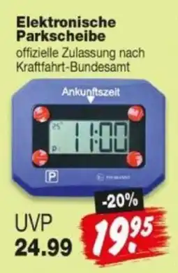 Repo Markt Elektronische Parkscheibe Angebot