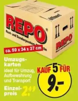 Repo Markt Umzugskarton Angebot