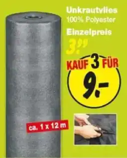 Repo Markt Unkrautvlies Angebot