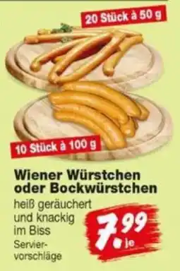 Repo Markt Wiener Würstchen oder Bockwürstchen Angebot