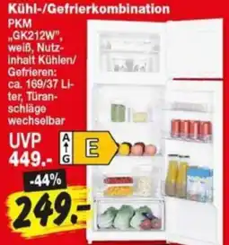 Repo Markt PKM Kühl-/Gefrierkombination Angebot