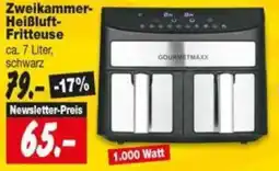 Repo Markt GOURMETMAXX Zweikammer-Heißluft-Fritteuse Angebot