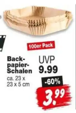 Repo Markt Backpapier-Schalen Angebot