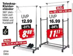 Repo Markt Teleskop-Kleiderständer Angebot