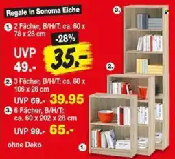 Repo Markt Regale in Sonoma Eiche Angebot