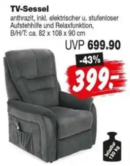 Repo Markt TV-Sessel anthrazit Angebot