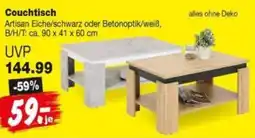 Repo Markt Couchtisch Artisan Angebot