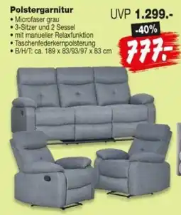Repo Markt Polstergarnitur Angebot
