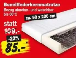 Repo Markt Bonellfederkernmatratze Angebot