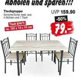 Repo Markt Tischgruppe Sonoma Eiche Angebot