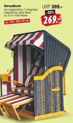 Repo Markt Strandkorb Angebot