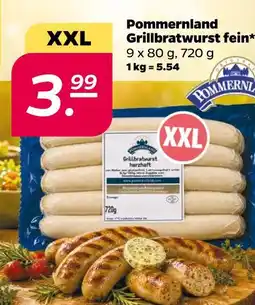 Netto Pommerland grillbratwurst fein Angebot