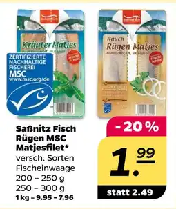 Netto Saßnitz fisch matjesfilet Angebot