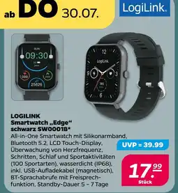Netto Logilink smartwatch „edge“ schwarz Angebot