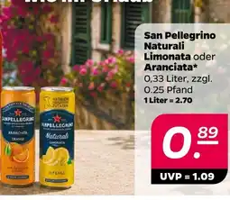 Netto San pellegrino naturali limonata Angebot