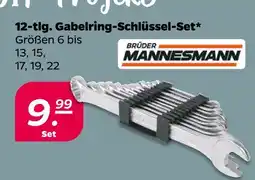 Netto Brüder mannesmann gabelring-schlüssel-set Angebot