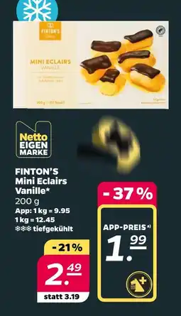 Netto Finton's mini eclairs vanille Angebot