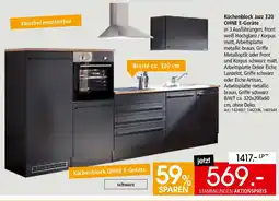 Zurbrüggen Küchenblock Jazz 320 OHNE E-Geräte Angebot