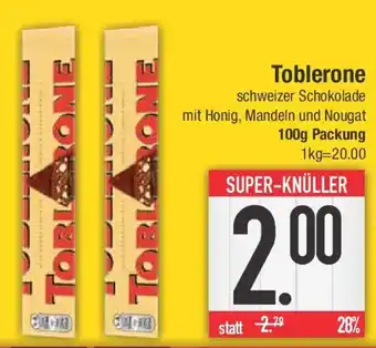 E-Center Toblerone Angebot