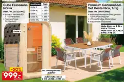 Netto Marken-Discount Cube Fasssauna Nolvik Angebot