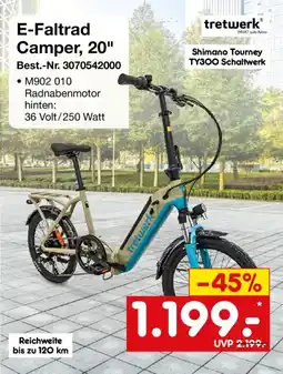 Netto Marken-Discount tretwerk E-Faltrad Camper, 20" Angebot