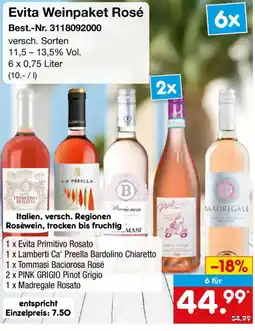 Netto Marken-Discount Evita Weinpaket Rosé Angebot