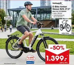 Netto Marken-Discount tretwerk E-Bike Amber Nexus SUV, 27,5" Angebot
