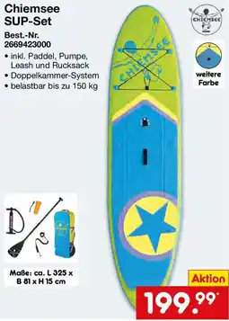 Netto Marken-Discount Chiemsee SUP-Set Angebot