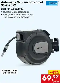 Netto Marken-Discount Automatik Schlauchtrommel Güde Angebot