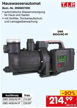 Netto Marken-Discount Hauswasserautomat T.I.P. Angebot