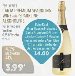 Edeka Struve Freixenet Carta Premium Sparkling Wine oder Sparkling Alkoholfrei Angebot