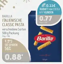 Edeka Struve Barilla Italienische Classic Pasta Angebot