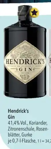 CITTI Markt Hendrick's Gin Angebot