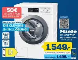 Euronics Berlet Miele WTD165WPM Waschtrockner Angebot