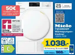 Euronics Berlet Miele TWC660WP Wärmepumpentrockner Angebot