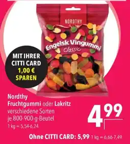 CITTI Markt Nordthy Engelsk Vingummi Classic Angebot