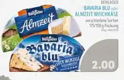 Edeka Struve Bergader Almzeit oder Bavaria blu Angebot