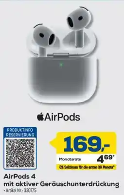Euronics Berlet AirPods 4 Angebot