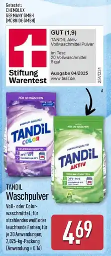 Aldi Nord TANDiL Waschpulver Angebot