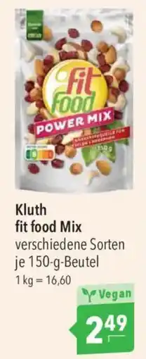 CITTI Markt Kluth fit food Mix Angebot