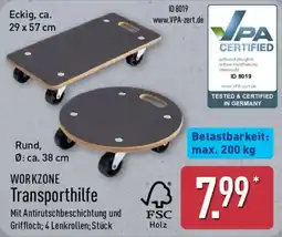 Aldi Nord WORKZONE Transporthilfe Angebot