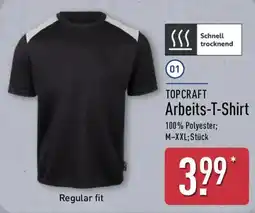 Aldi Nord TOPCRAFT Arbeits-T-Shirt Angebot