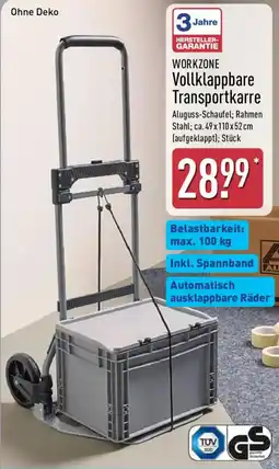 Aldi Nord WORKZONE Vollklappbare Transportkarre Angebot