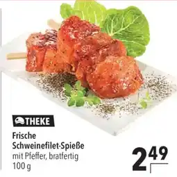 CITTI Markt THEKE Frische Schweinefilet-Spieße Angebot