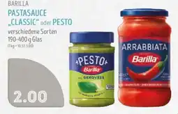 Edeka Struve Barilla Pastasauce Classic oder Pesto Angebot